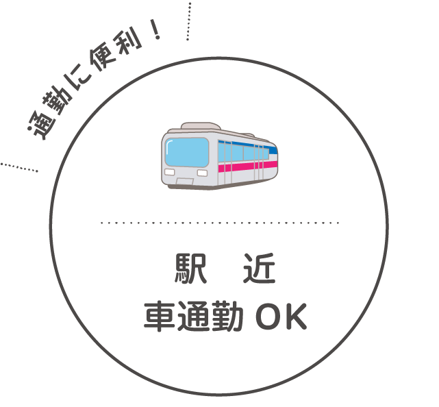 駅近/車通勤OK